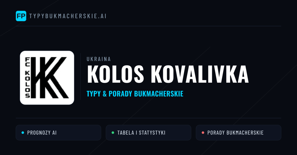 Kolos Kovalivka Typy i statystyki