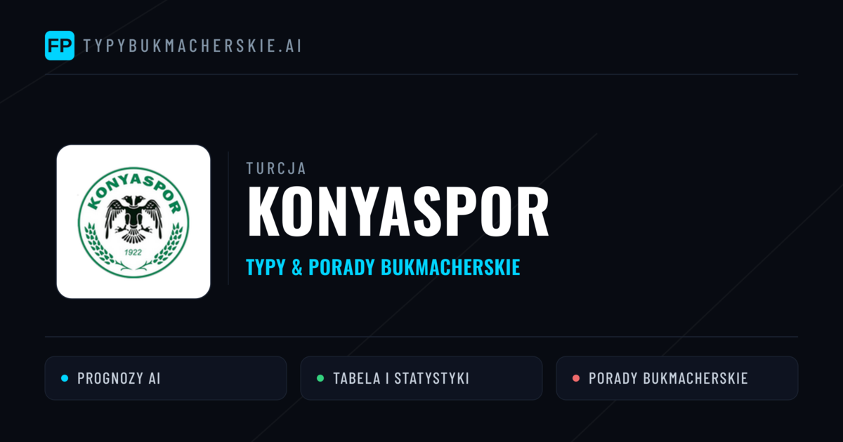 Konyaspor Typy i statystyki