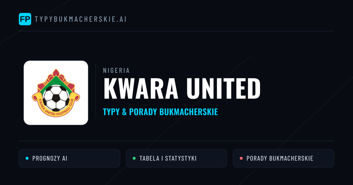 Kwara United Typy i statystyki