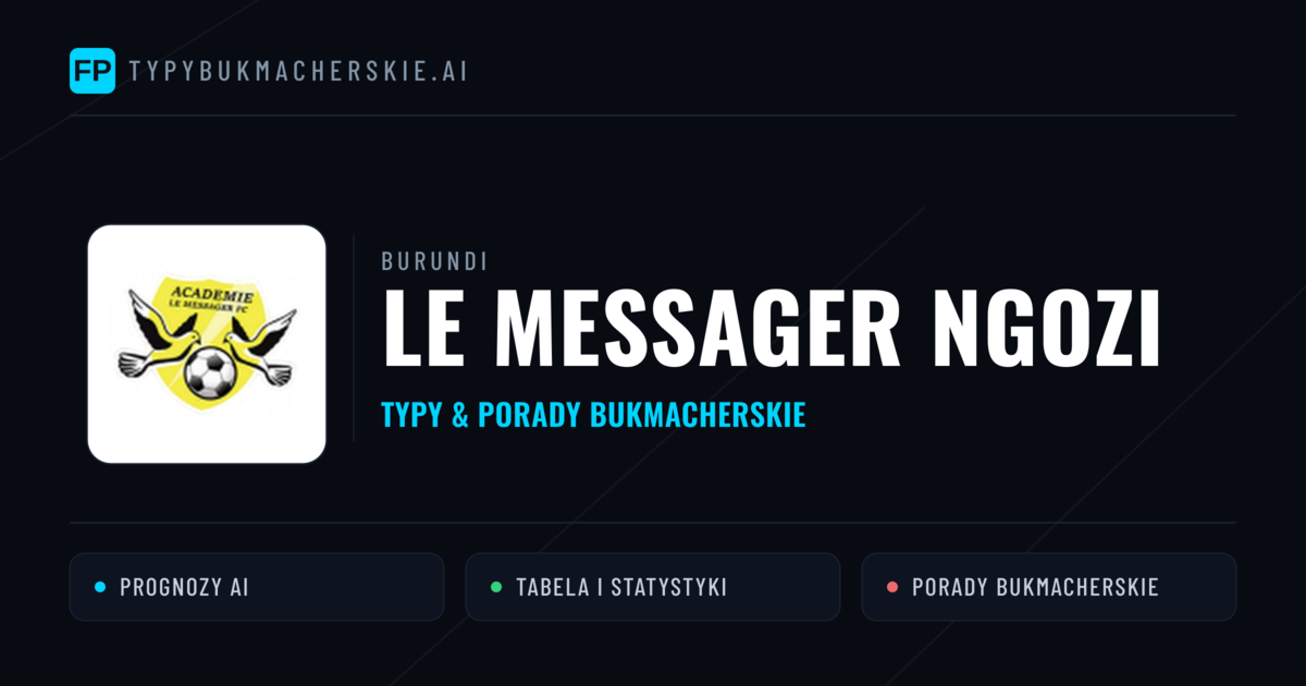 Le Messager Ngozi Typy i statystyki