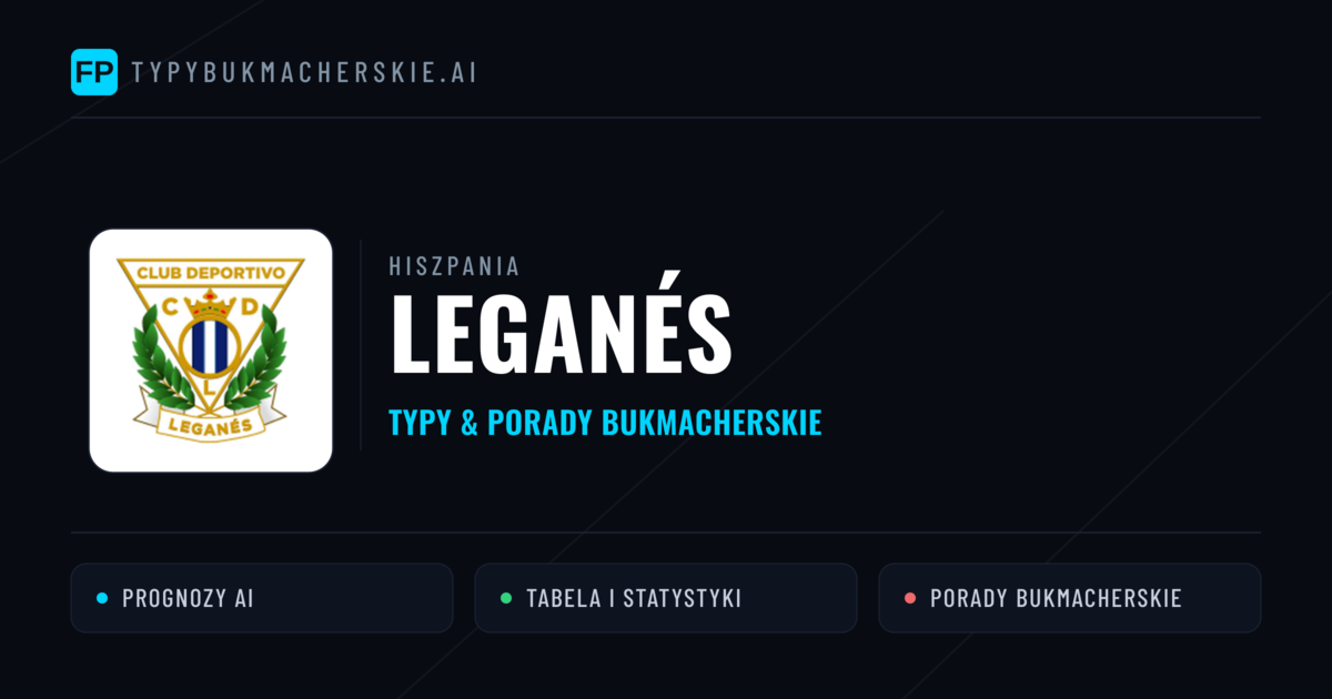 Leganés Typy i statystyki