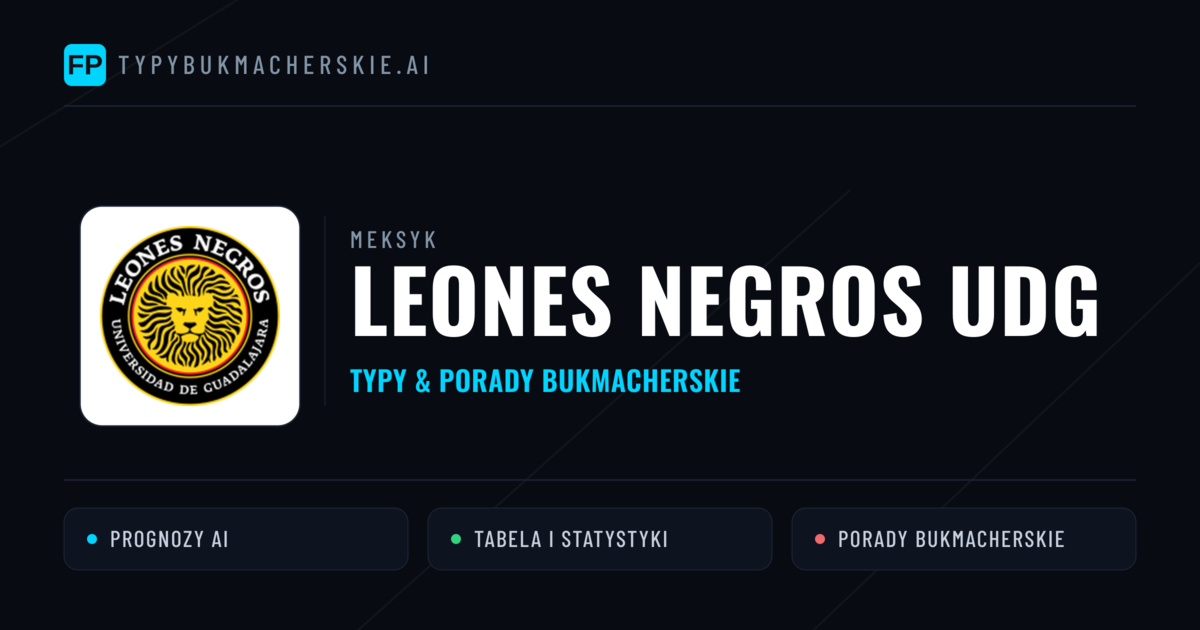 Leones Negros UDG Typy i statystyki