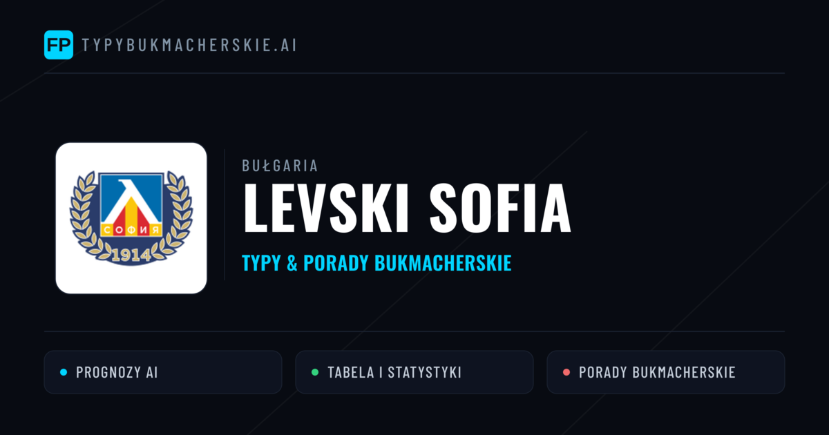 Levski Sofia Typy i statystyki