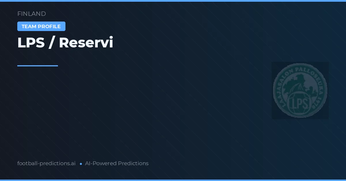 LPS / Rezerwa Typy i statystyki