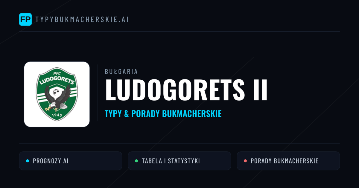 Ludogorets II Typy i statystyki
