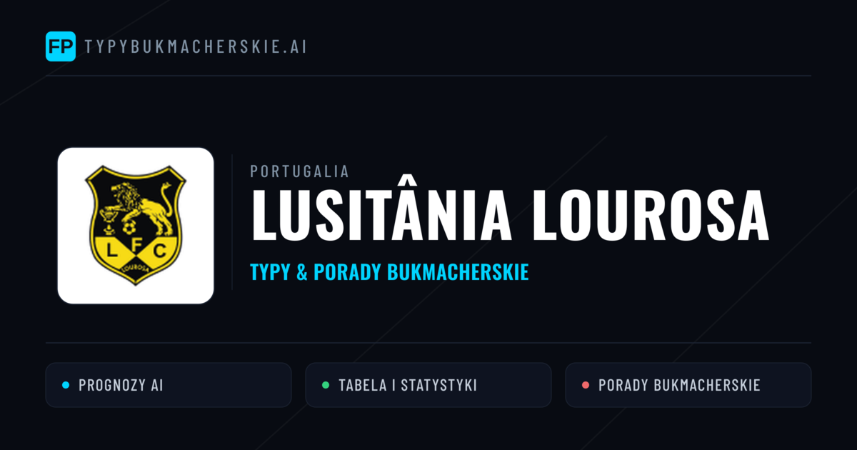 Lusitânia Lourosa Typy i statystyki