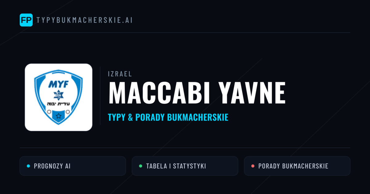 Maccabi Yavne Typy i statystyki