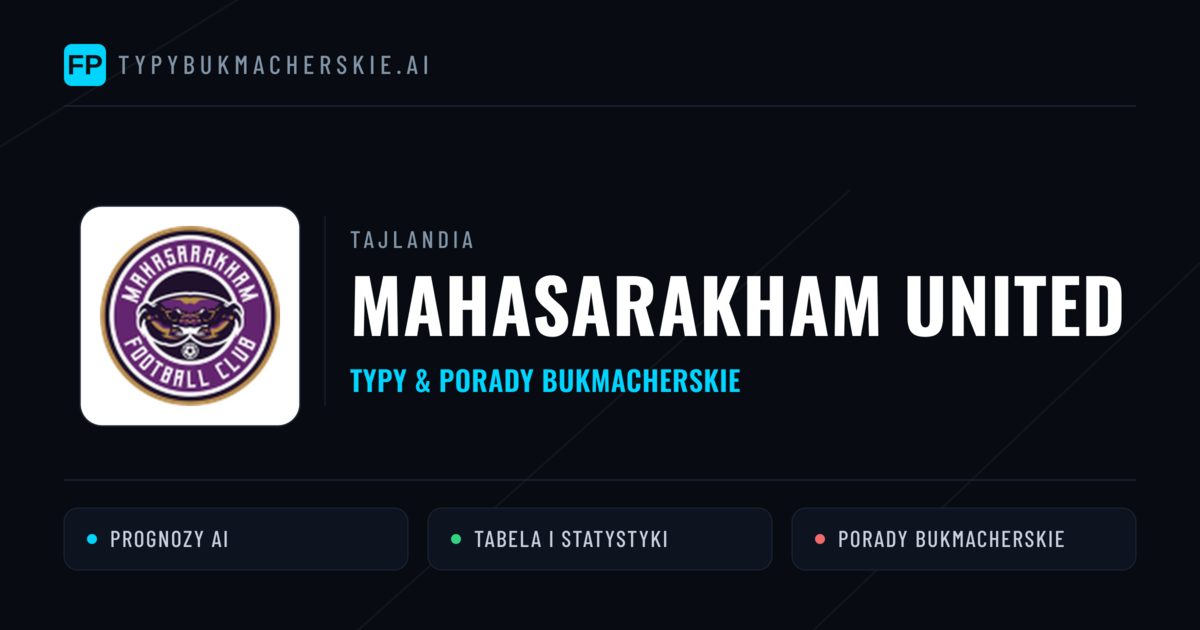 Mahasarakham United Typy i statystyki
