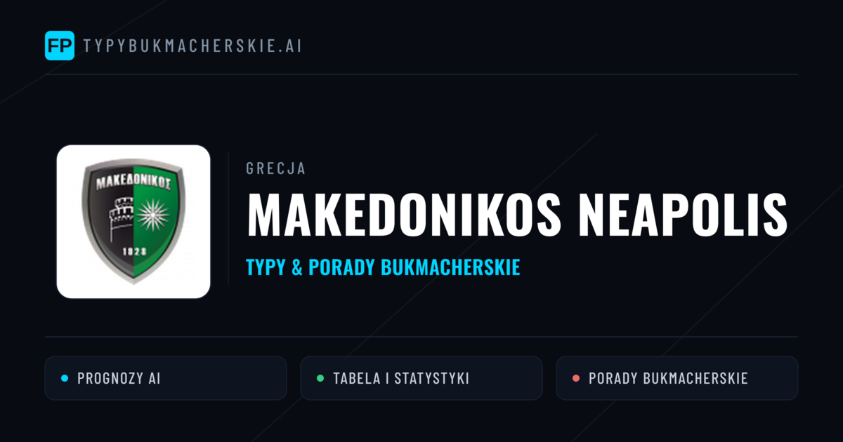 Makedonikos Neapolis Typy i statystyki