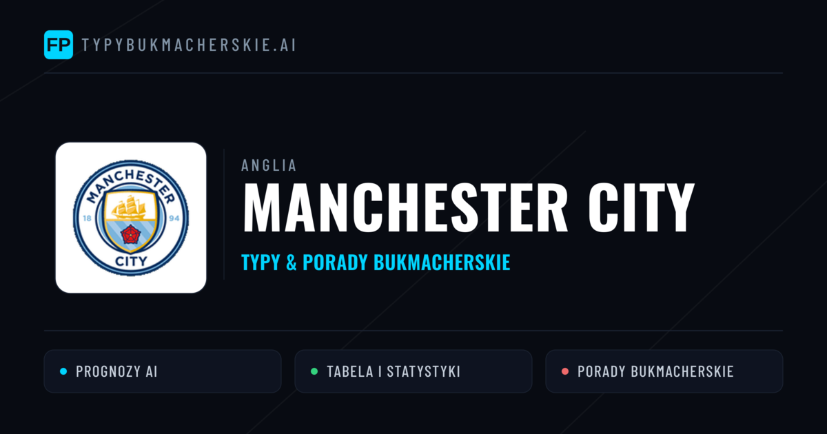 Manchester City Typy i statystyki