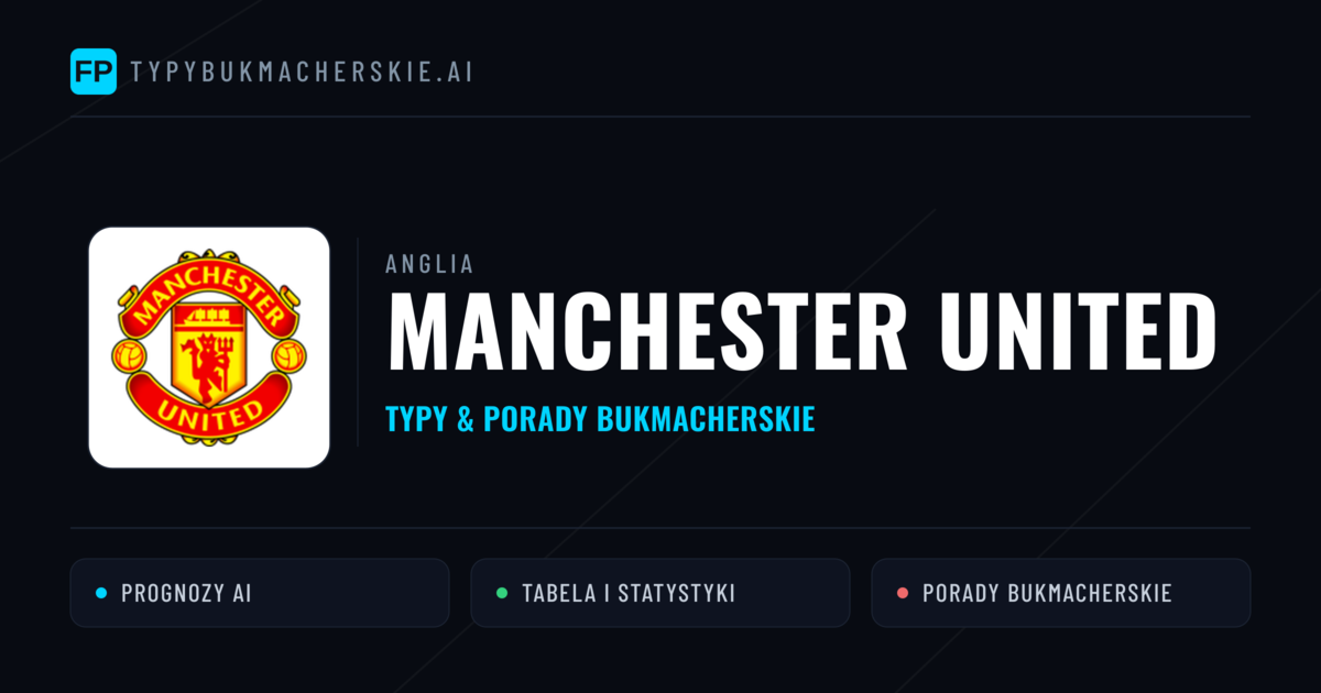 Manchester United Typy i statystyki