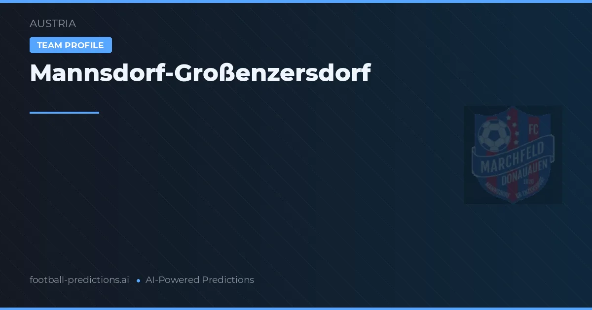 Mannsdorf-Großenzersdorf Typy i statystyki