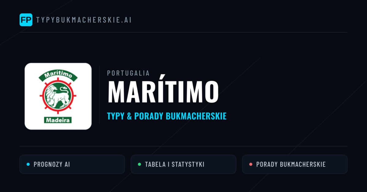 Marítimo Typy i statystyki