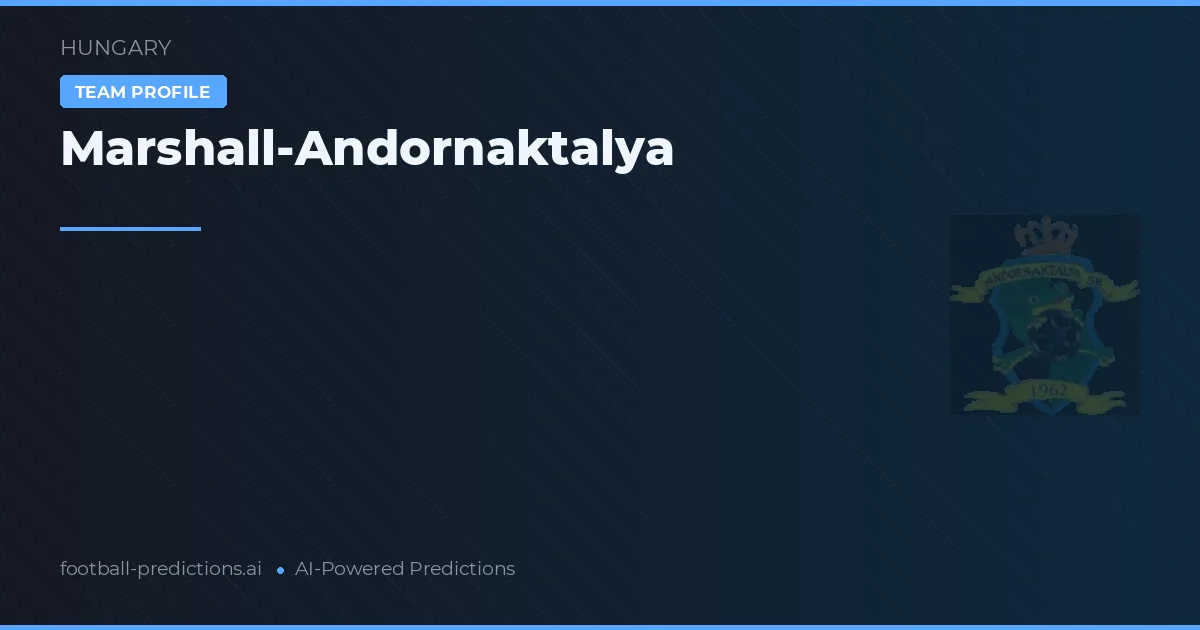 Marshall-Andornaktalya Typy i statystyki