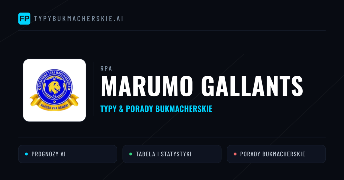 Marumo Gallants Typy i statystyki
