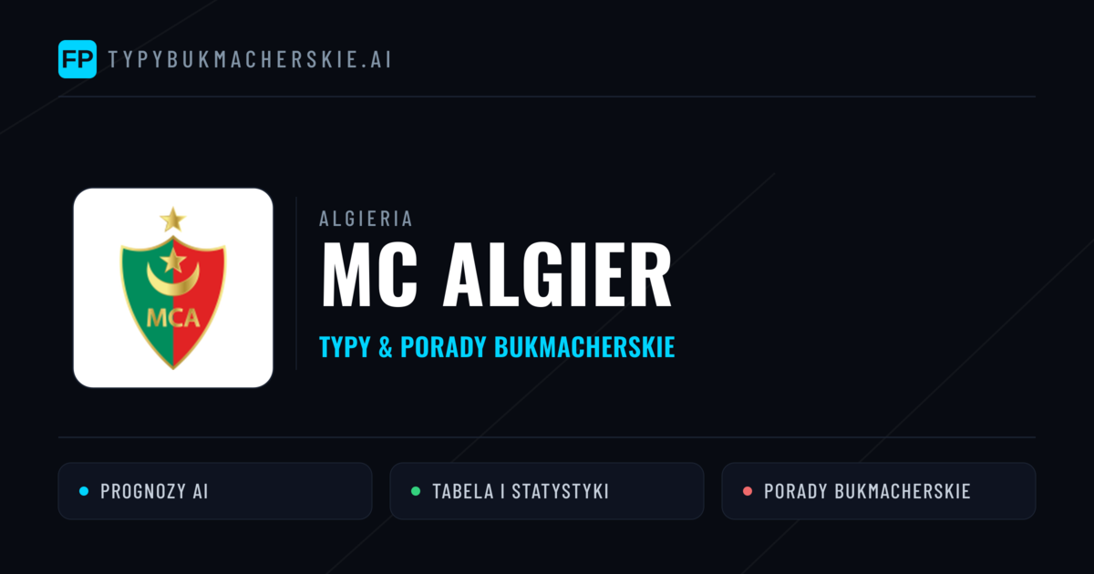 MC Algier Typy i statystyki