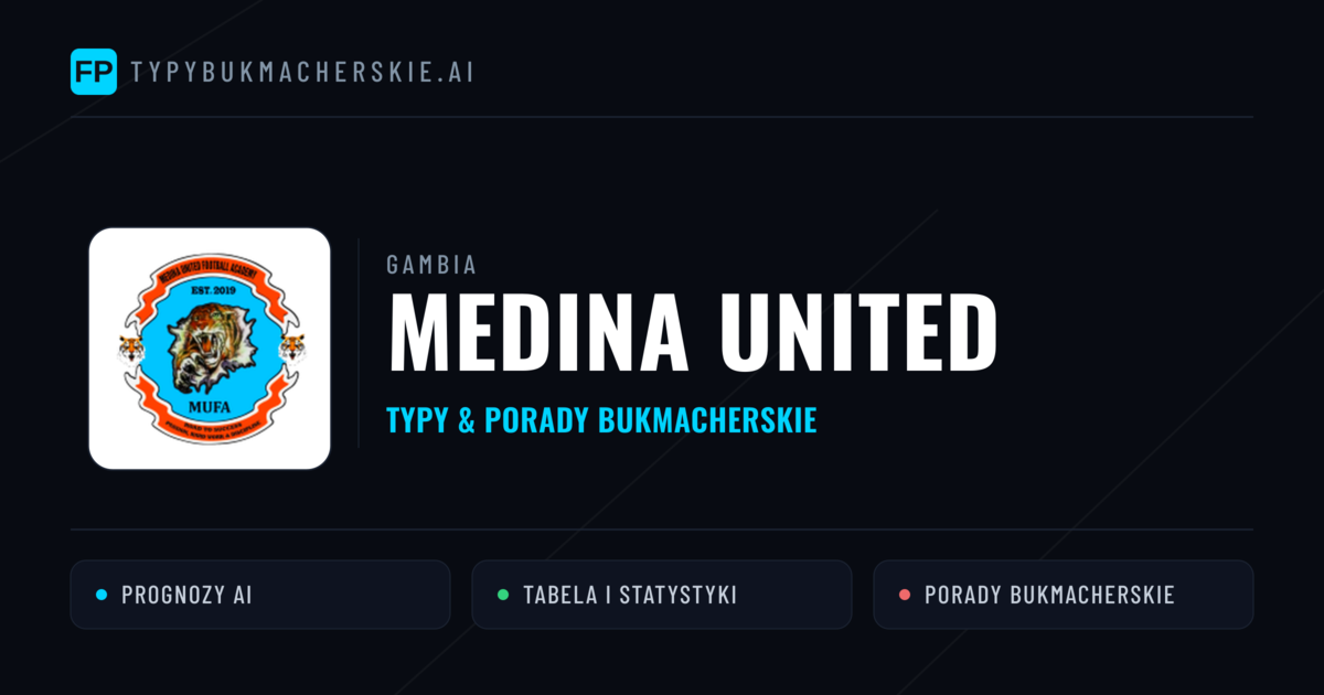 Medina United Typy i statystyki