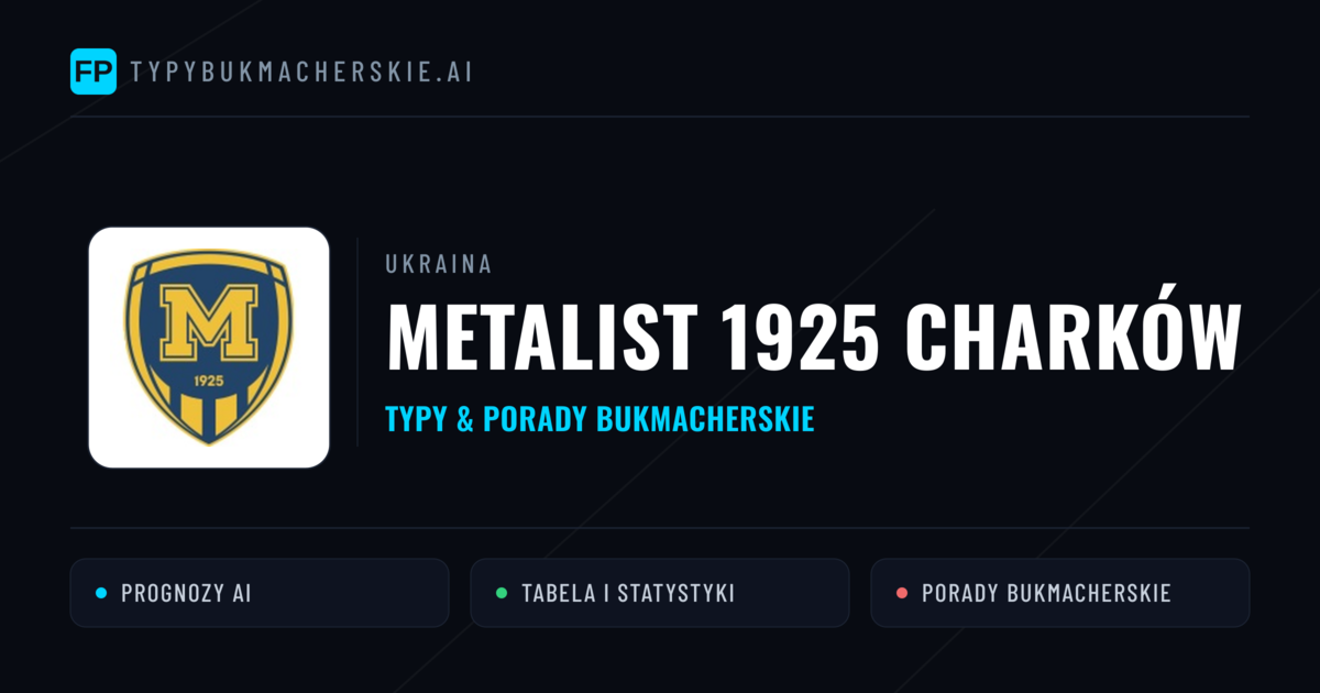 Metalist 1925 Charków Typy i statystyki