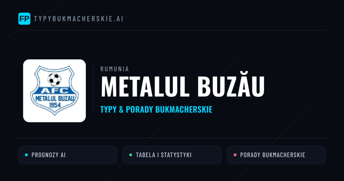 Metalul Buzău Typy i statystyki