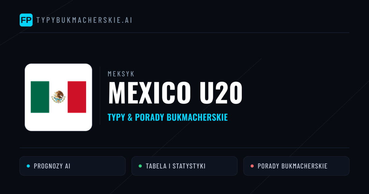 Mexico U20 Typy i statystyki