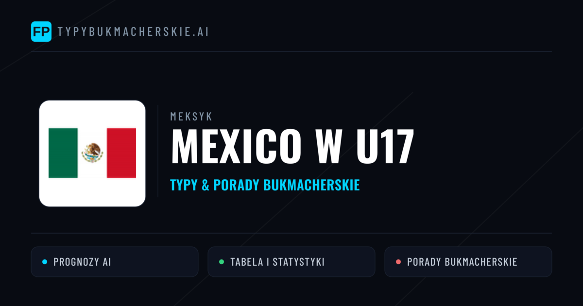 Mexico W U17 Typy i statystyki