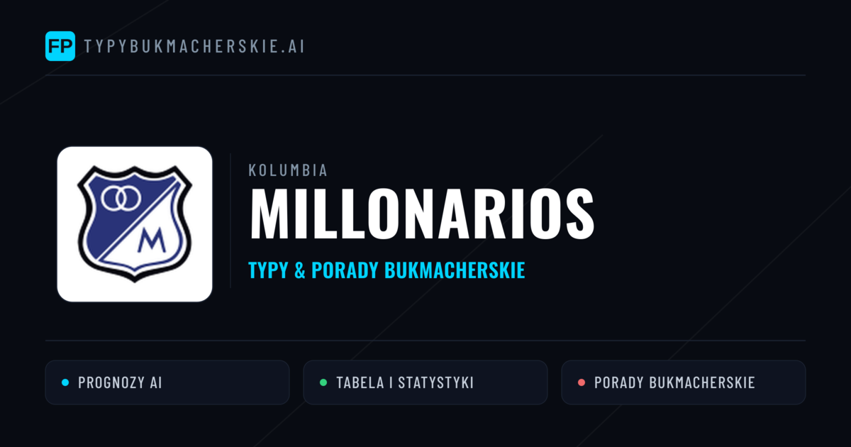 Millonarios Typy i statystyki