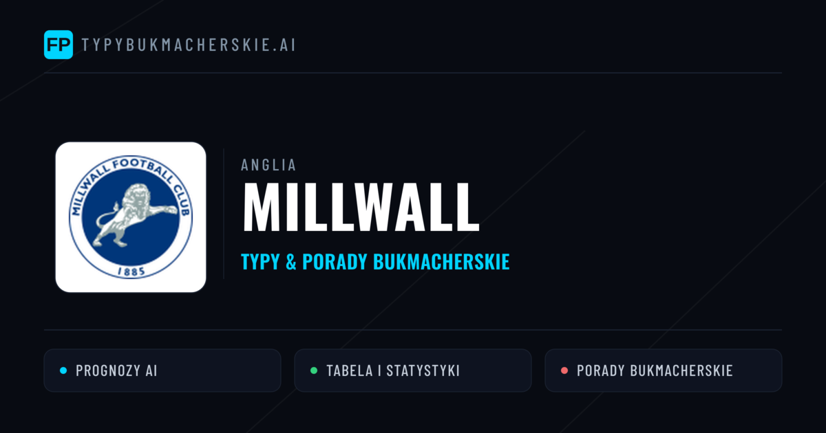 Millwall Typy i statystyki