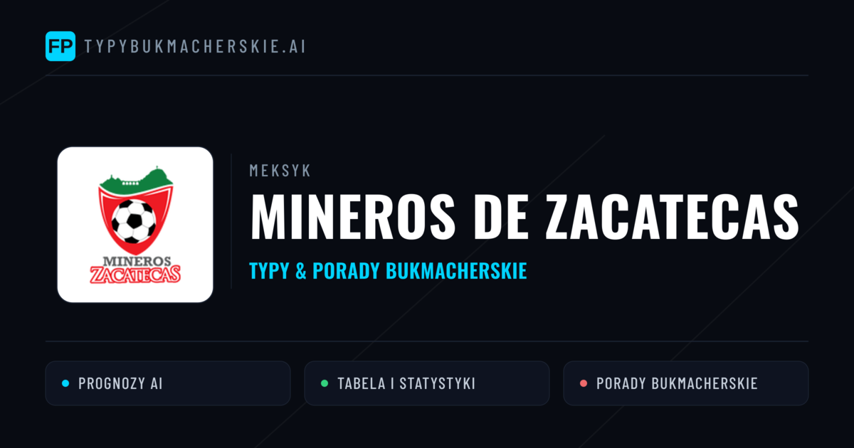 Mineros de Zacatecas Typy i statystyki