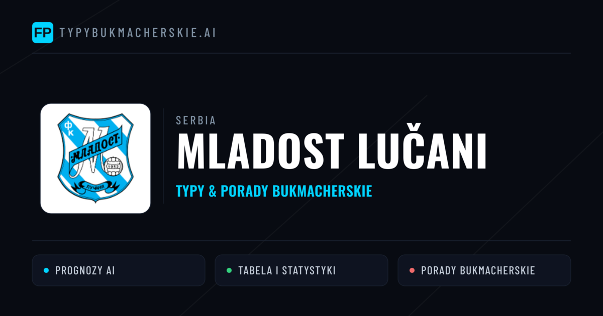 Mladost Lučani Typy i statystyki