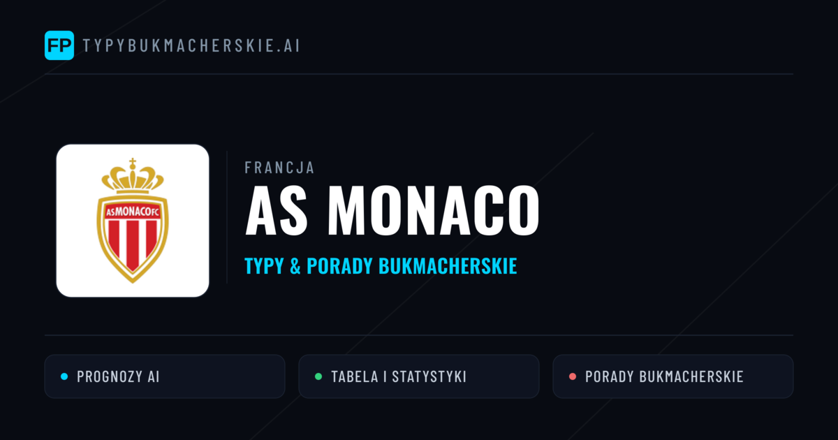 AS Monaco Typy i statystyki