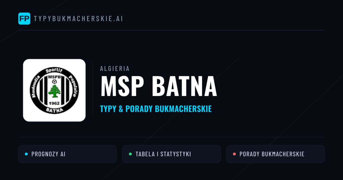 MSP Batna Typy i statystyki