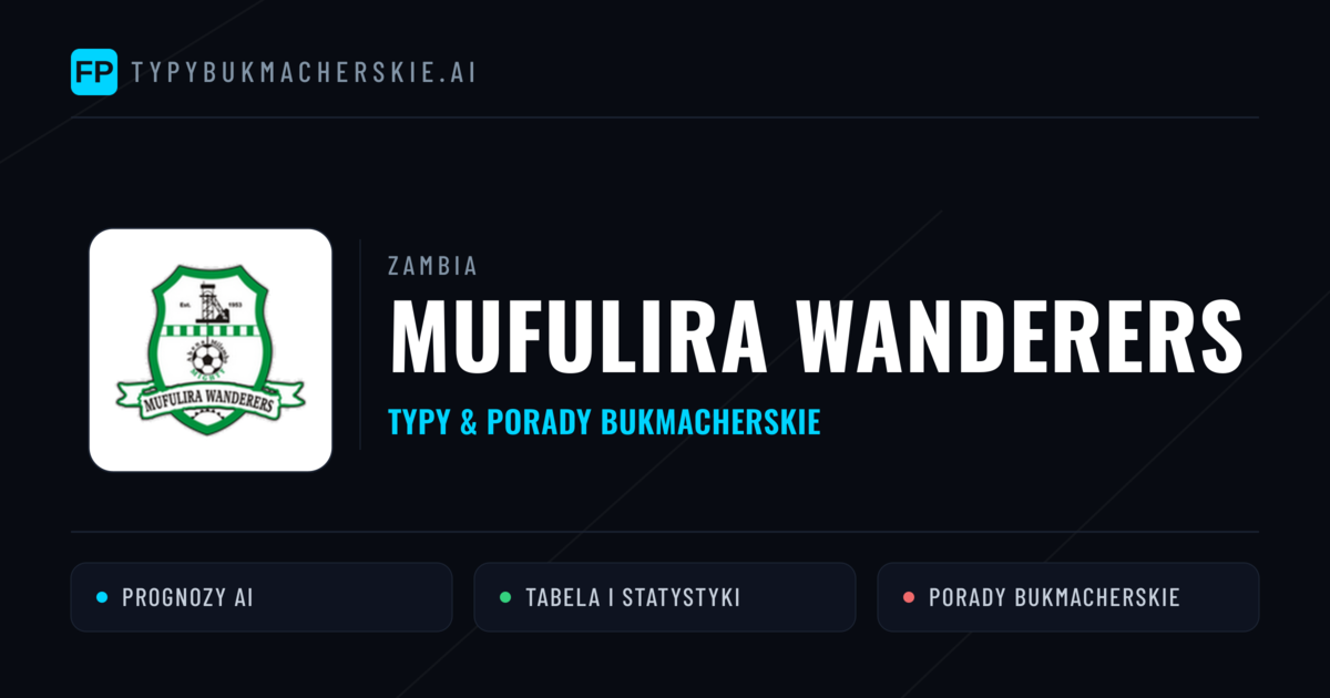 Mufulira Wanderers Typy i statystyki