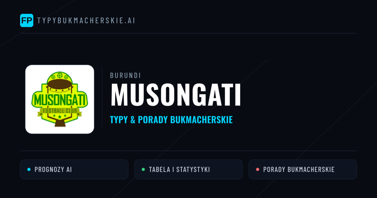 Musongati Typy i statystyki