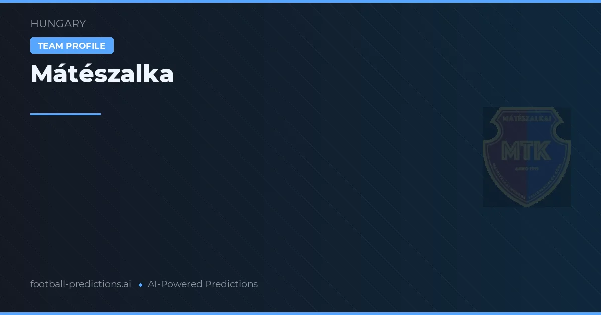 Mátészalka Typy i statystyki