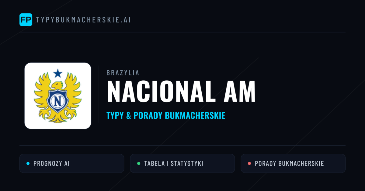 Nacional AM Typy i statystyki