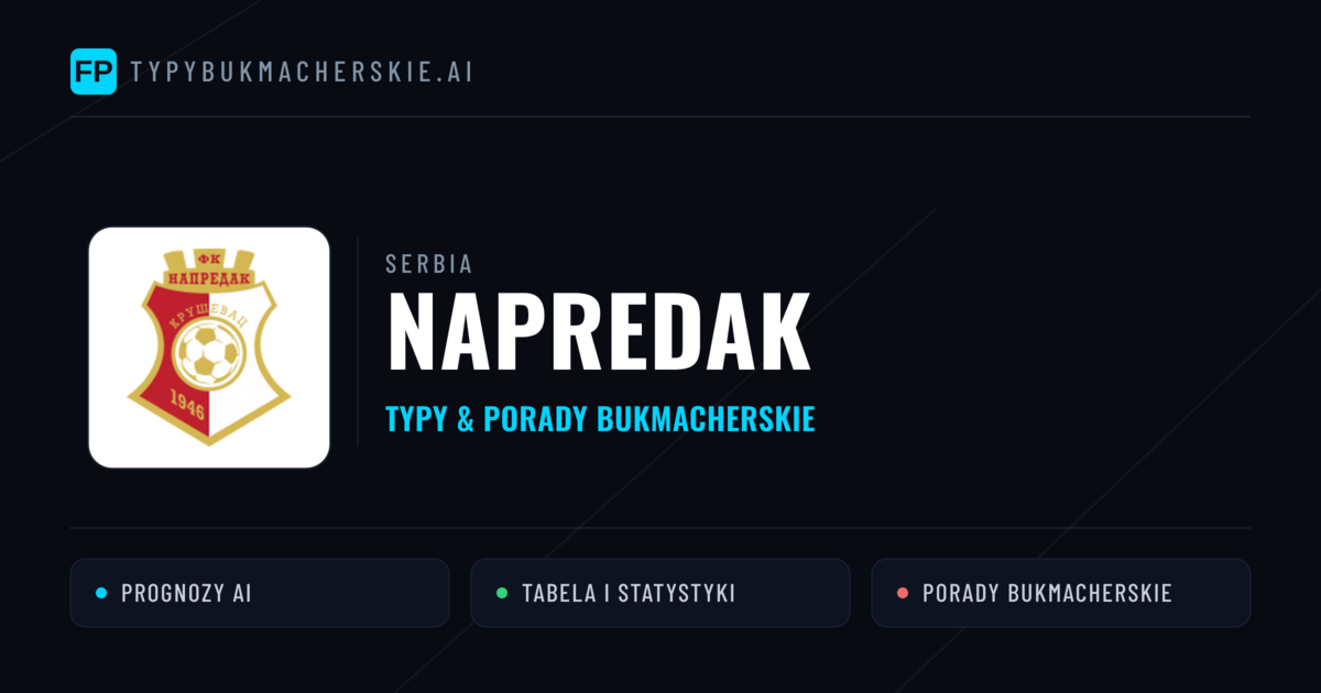 Napredak Typy i statystyki
