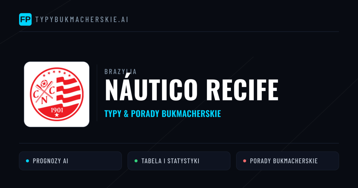 Náutico Recife Typy i statystyki