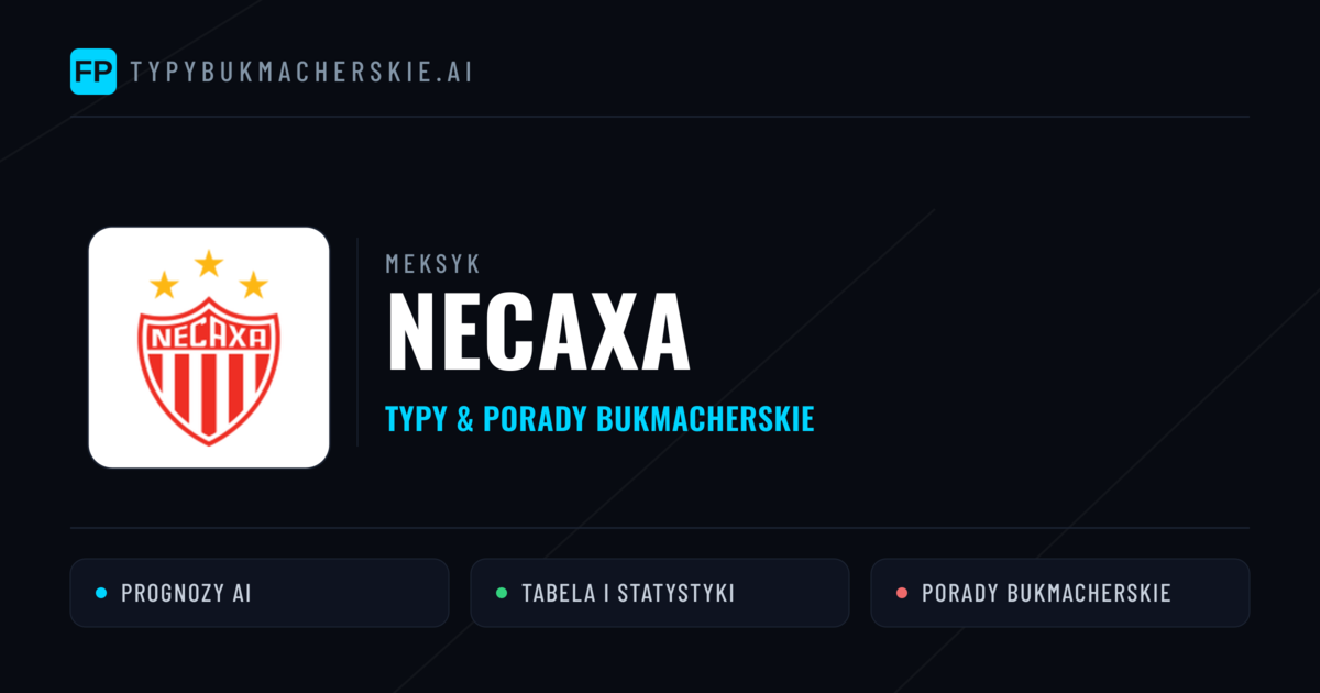 Necaxa Typy i statystyki