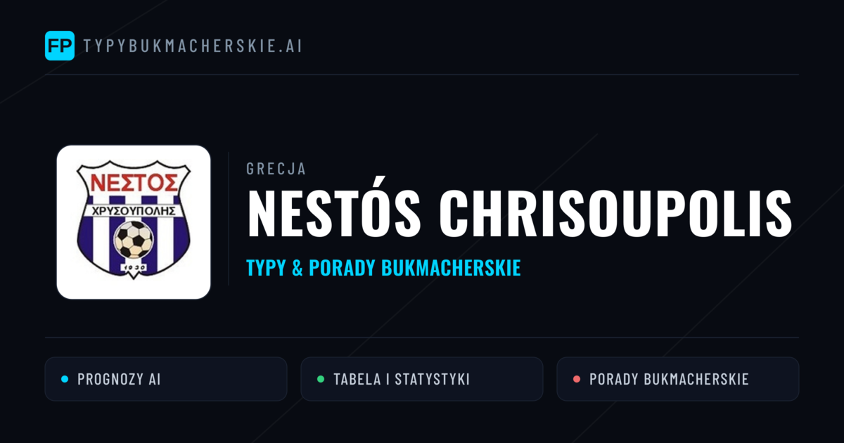 Nestós Chrisoupolis Typy i statystyki