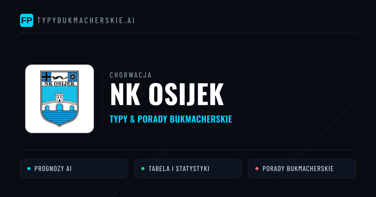NK Osijek Typy i statystyki