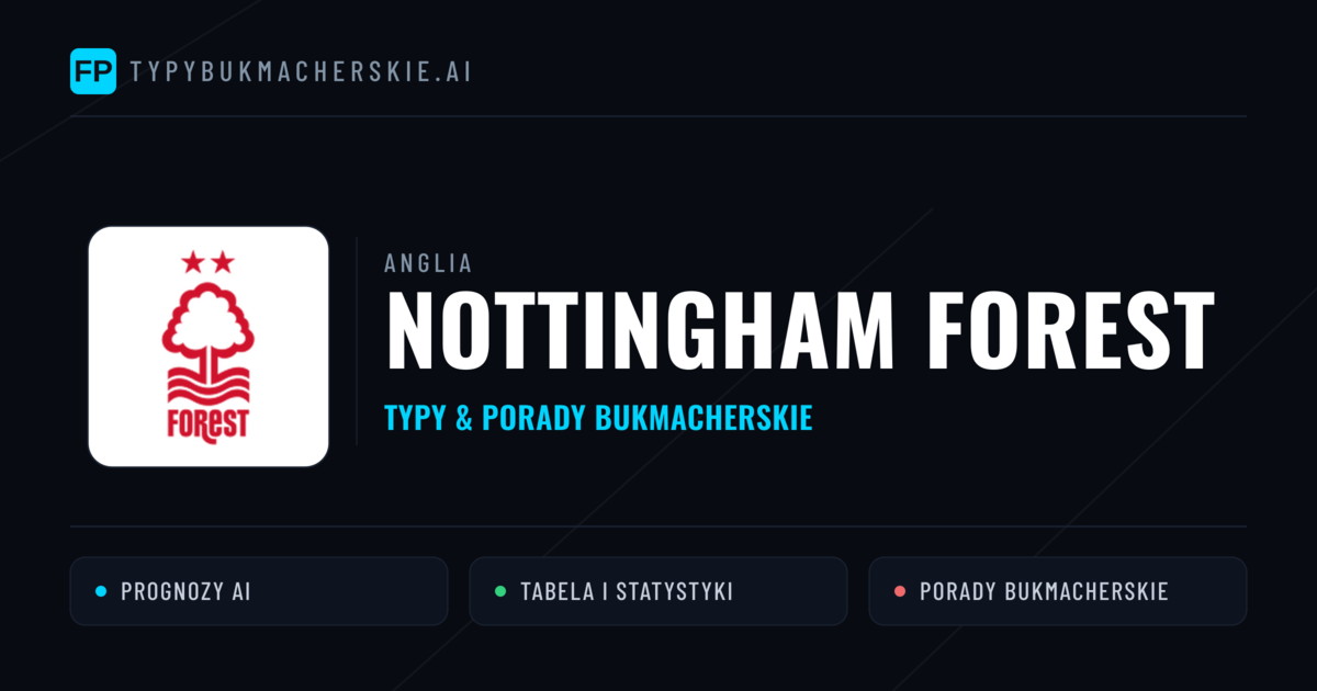 Nottingham Forest Typy i statystyki