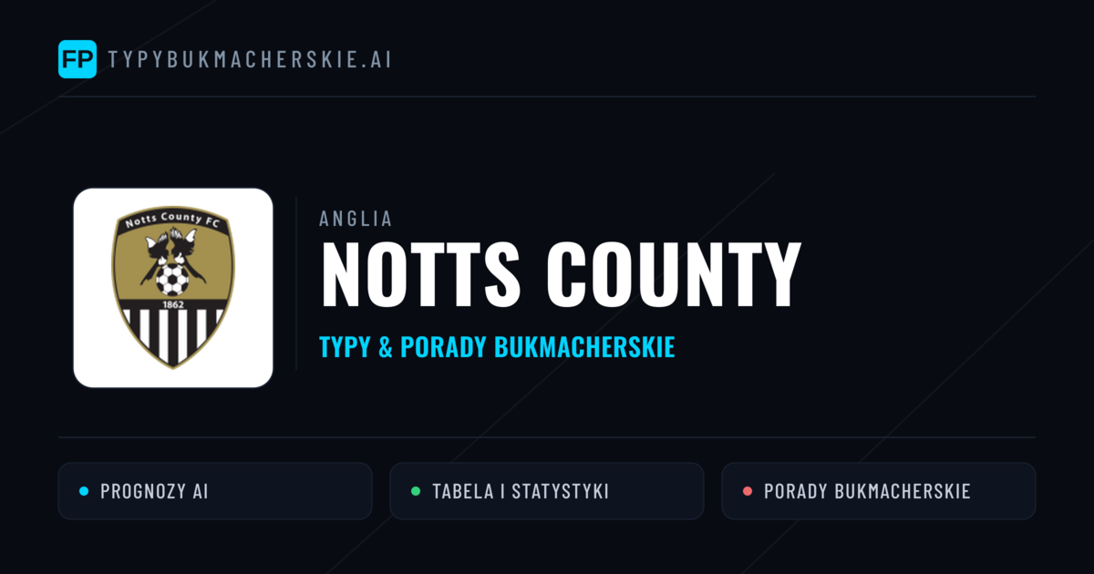 Notts County Typy i statystyki