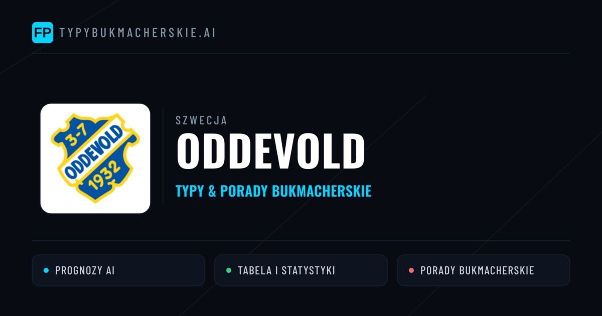 Oddevold Typy i statystyki