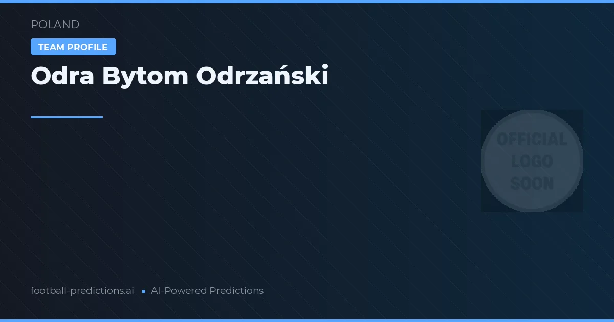 Odra Bytom Odrzański Typy i statystyki