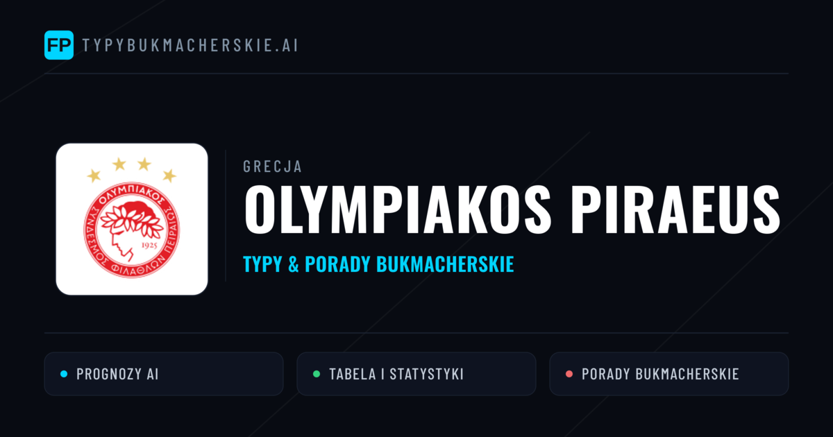Olympiakos Piraeus Typy i statystyki