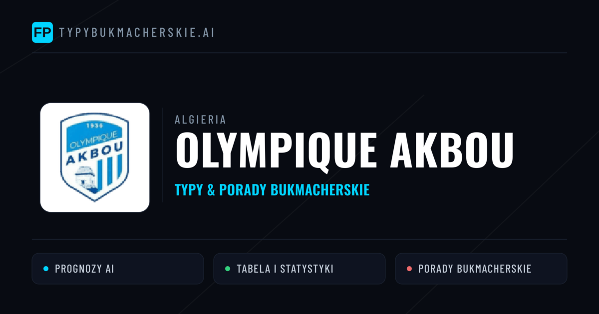Olympique Akbou Typy i statystyki