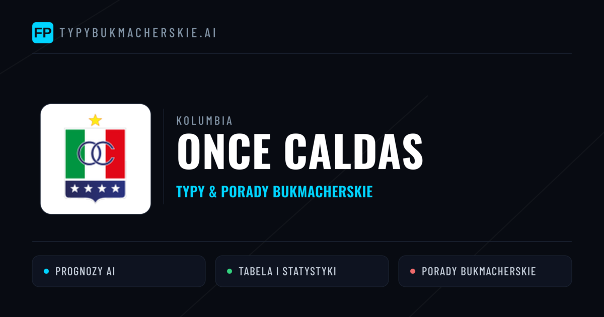 Once Caldas Typy i statystyki