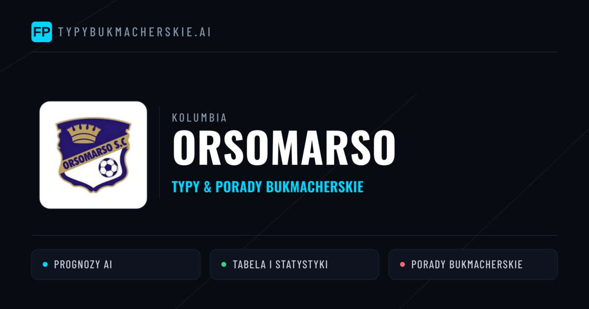 Orsomarso Typy i statystyki