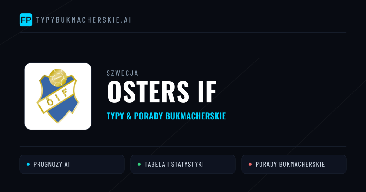 Osters IF Typy i statystyki