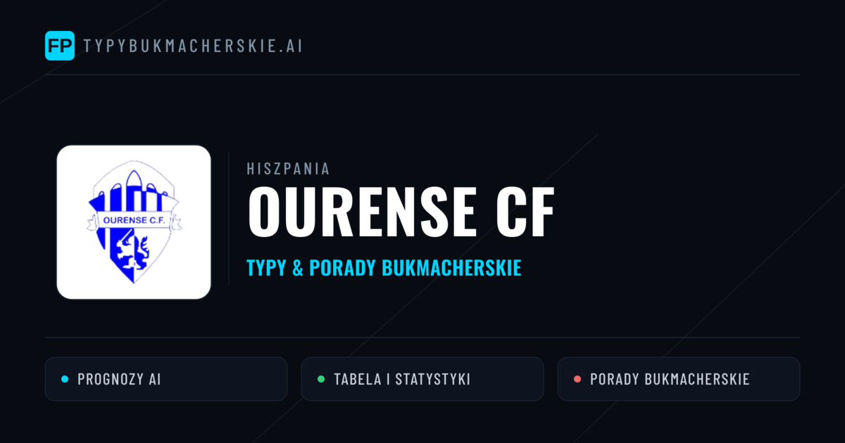 Ourense CF Typy i statystyki